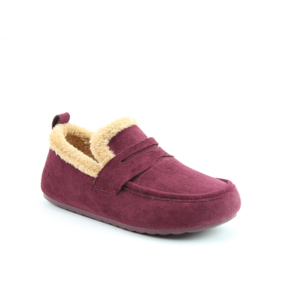 Heavenly Feet Pepper Burgundy Slippers