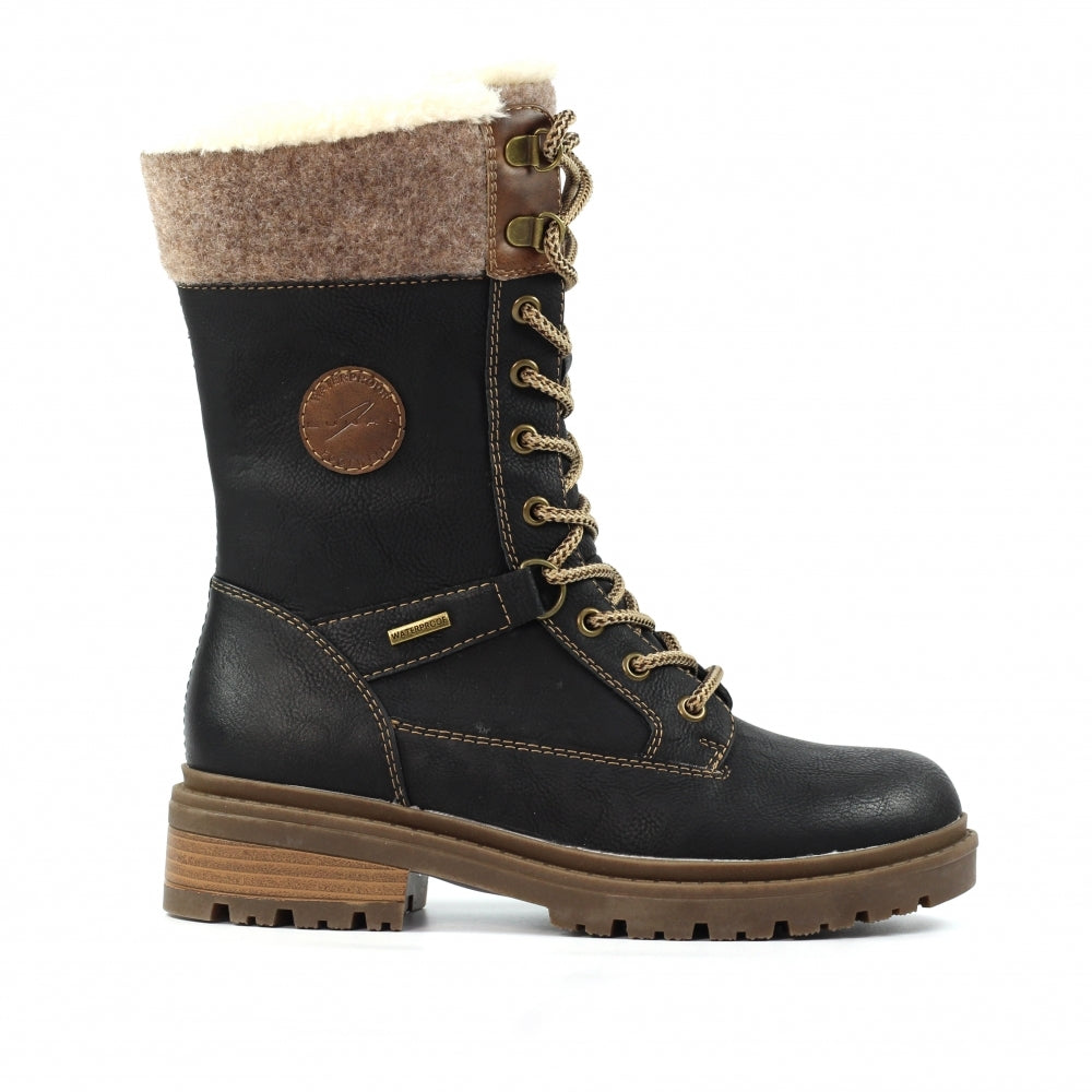 Lunar Cambridge Black Ice Grip W/Proof Boots GLH006 BK