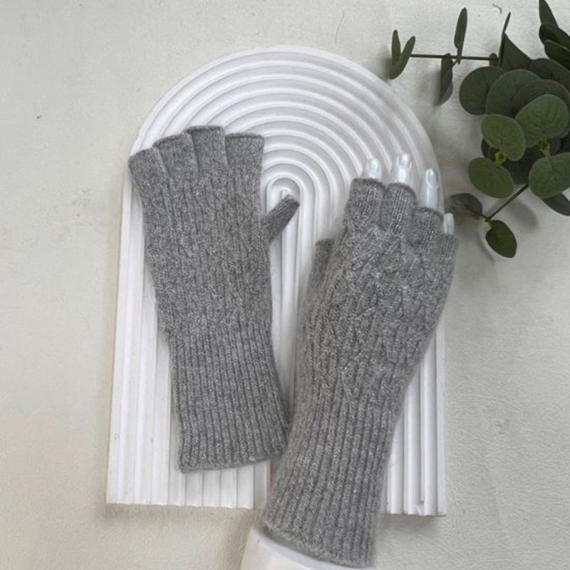 Reevo G091 Grey Fingerless Gloves