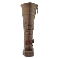 Lunar Margo Brown W/Proof Long Boots GLR121 BR