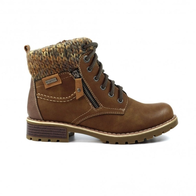 Lunar Millie Tan Waterproof Boots GLB123 TN