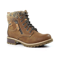 Lunar Millie Tan Waterproof Boots GLB123 TN