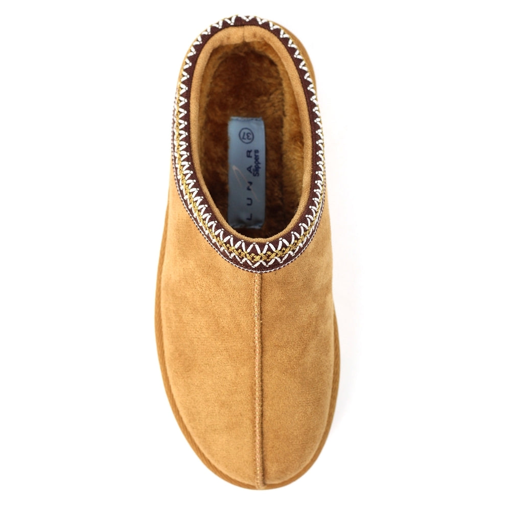 Lunar Nepal Tan Slippers KLZ003 TN