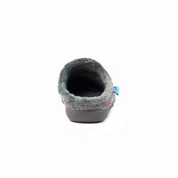 Lunar Peanut Grey Mule Slippers KLA221 GR