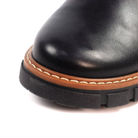 Lunar Ribble Black Ankle Boots GLB225 BK