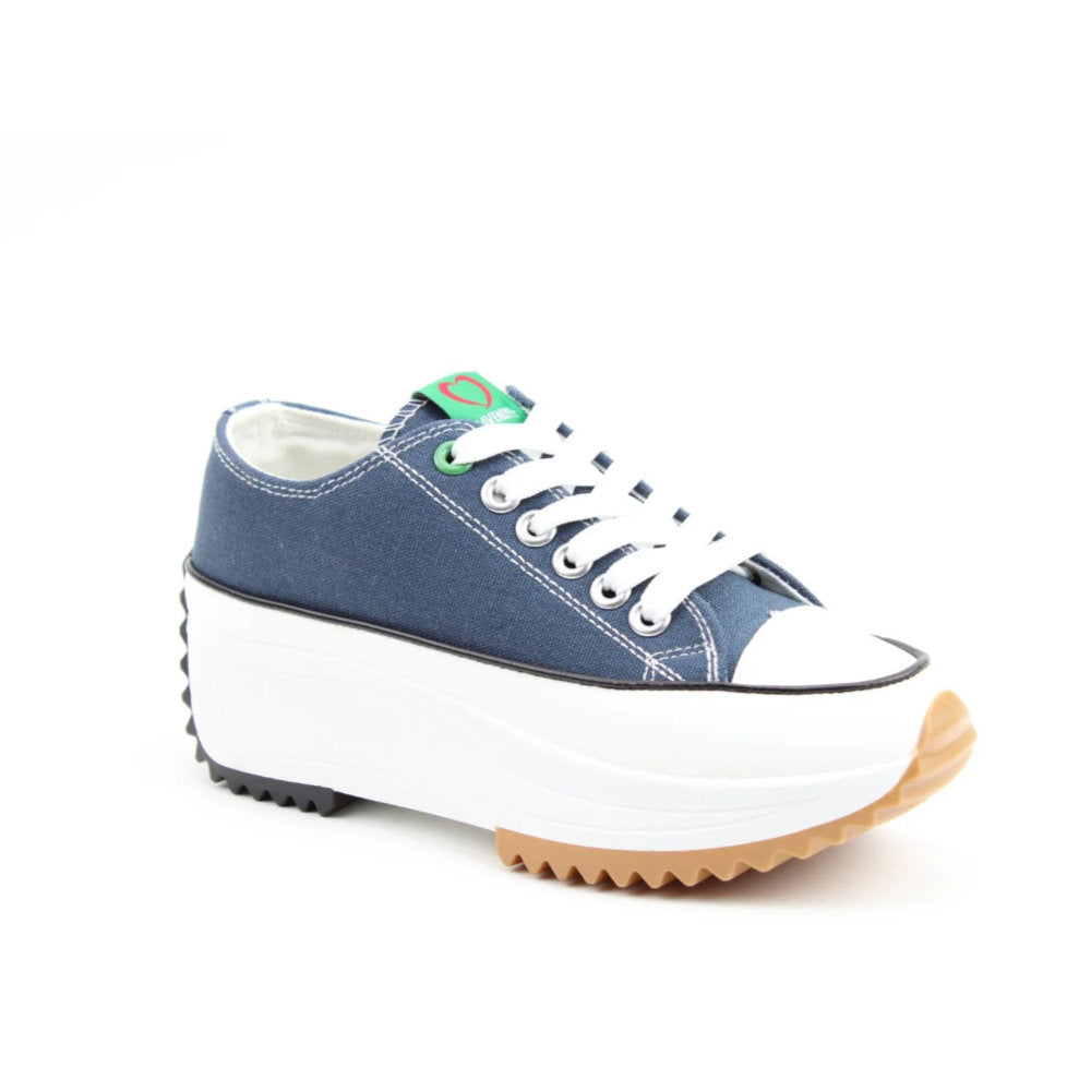Heavenly Feet Strata Navy Trainer