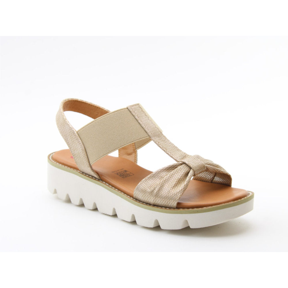 Heavenly Feet Accord Shimmer Gold Sandal