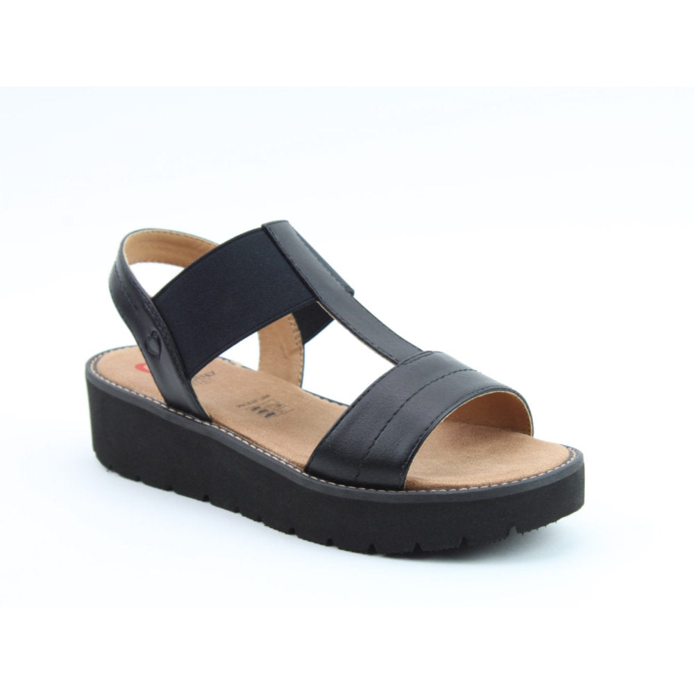 Heavenly Feet Mika Black Sandal