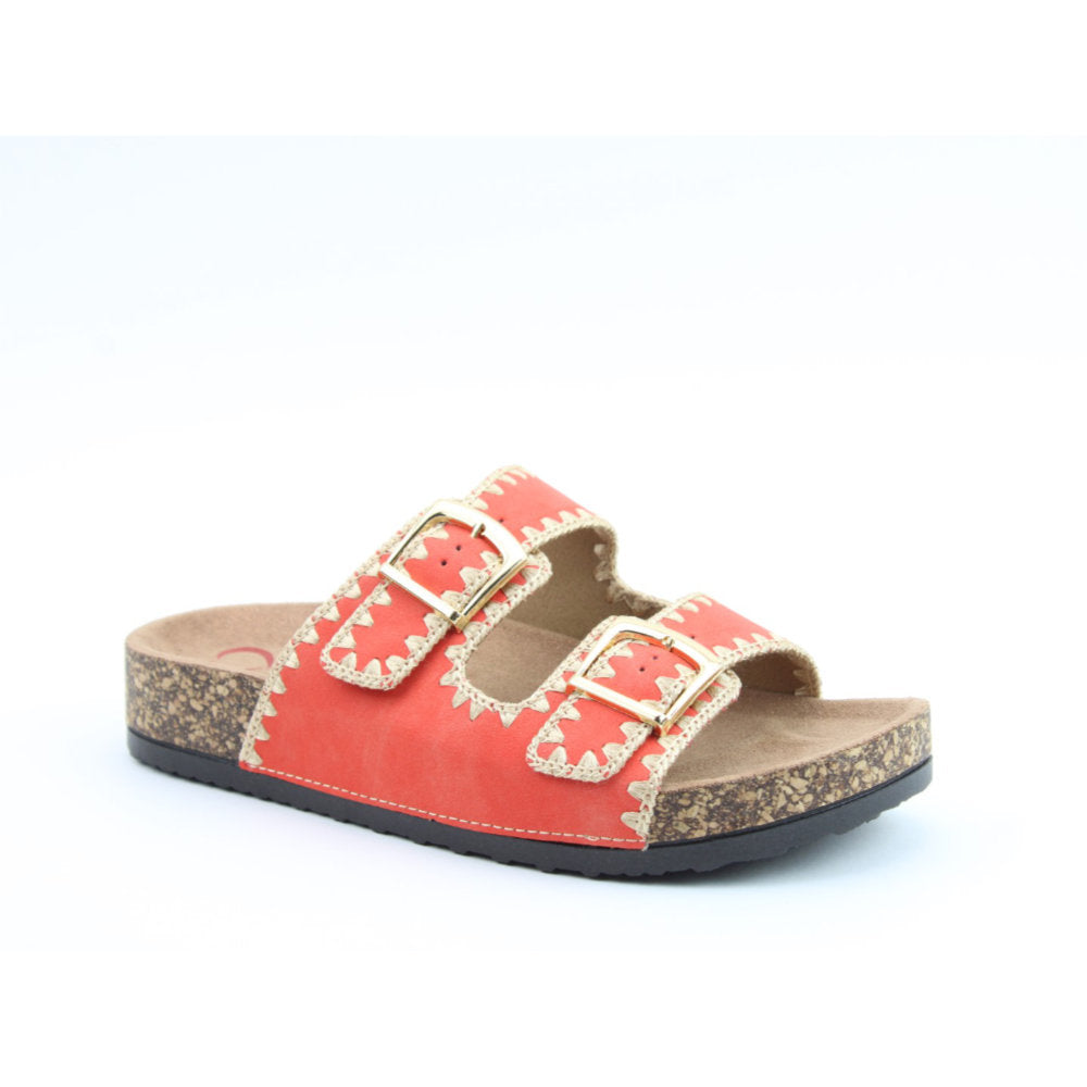 Heavenly Feet Sandy Orange Sandal