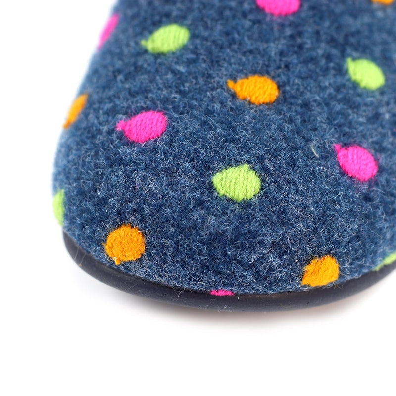 Lunar Studio Navy Full Slippers KLA220 BL