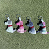 Earth Squared 8 Mixed Tweed Dog Keyring