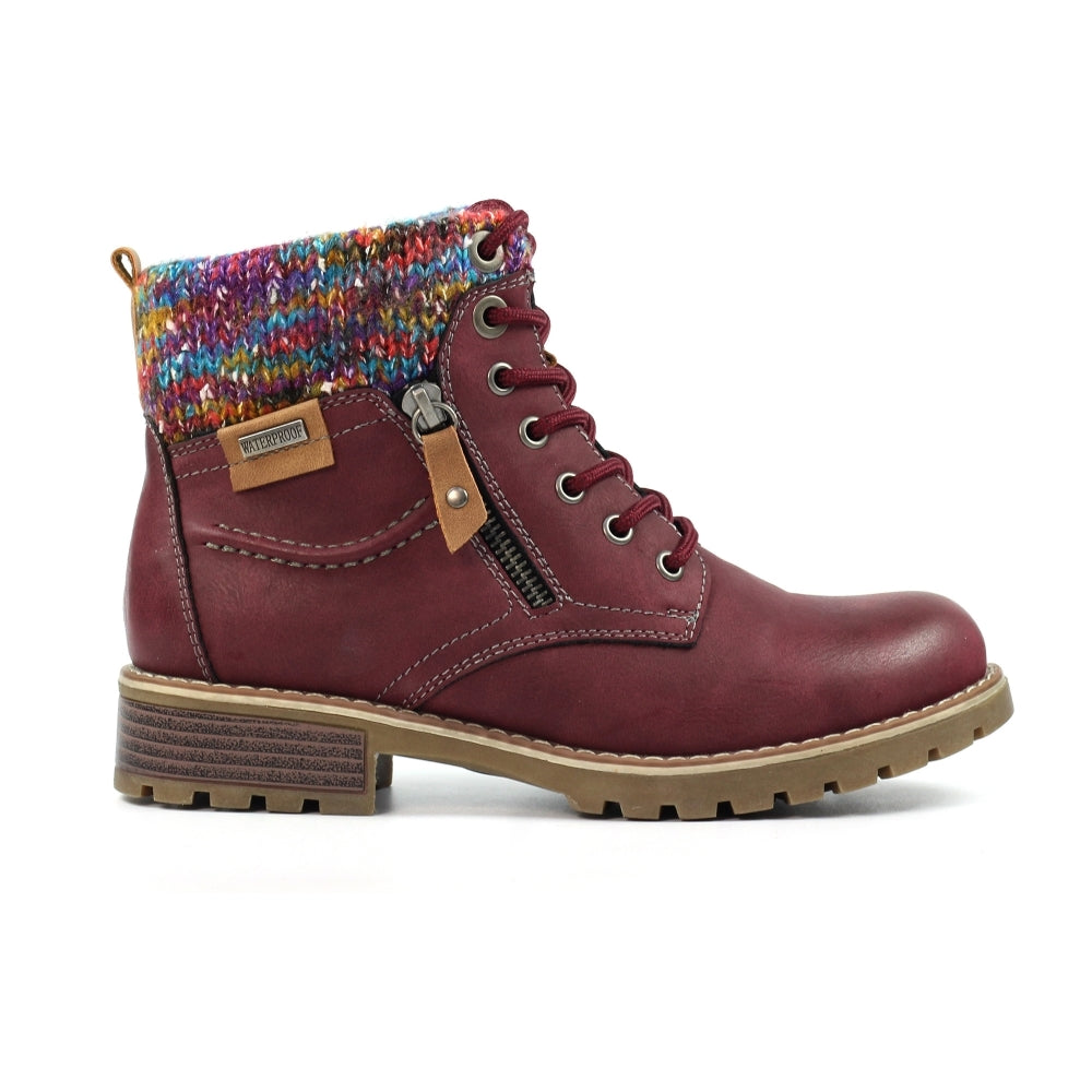 Lunar Tabasco Burgundy W/Proof Boots GLB204 BU